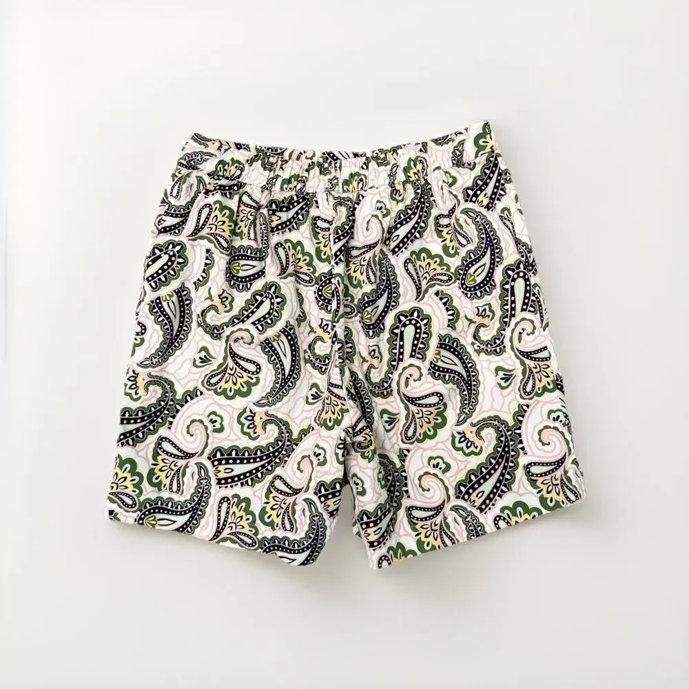 Boden Shorts Women’s Size 6 Groovy Pattern Paisley Shorts 6” Dressy Pull On - Picture 2 of 13